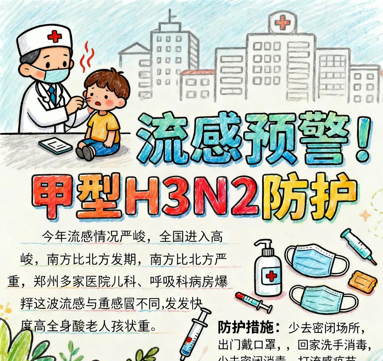 今年流感来势汹汹，这些事再不注意就晚了！家人们注意了！全国已经进入流感高发期