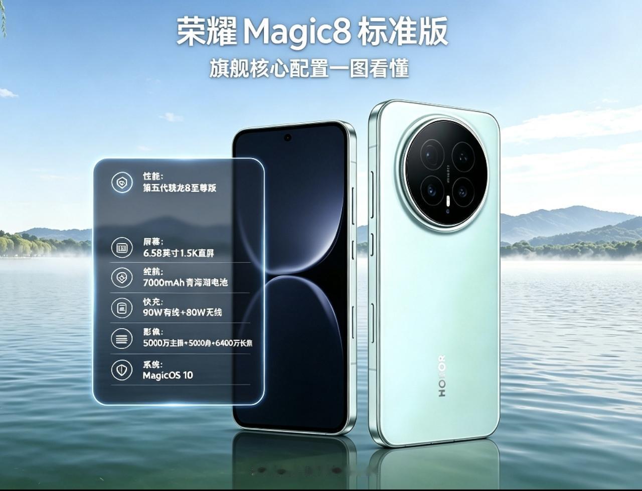 荣耀magic816+512价格跌破4K，等等党又赢了。这款机型搭载第五代