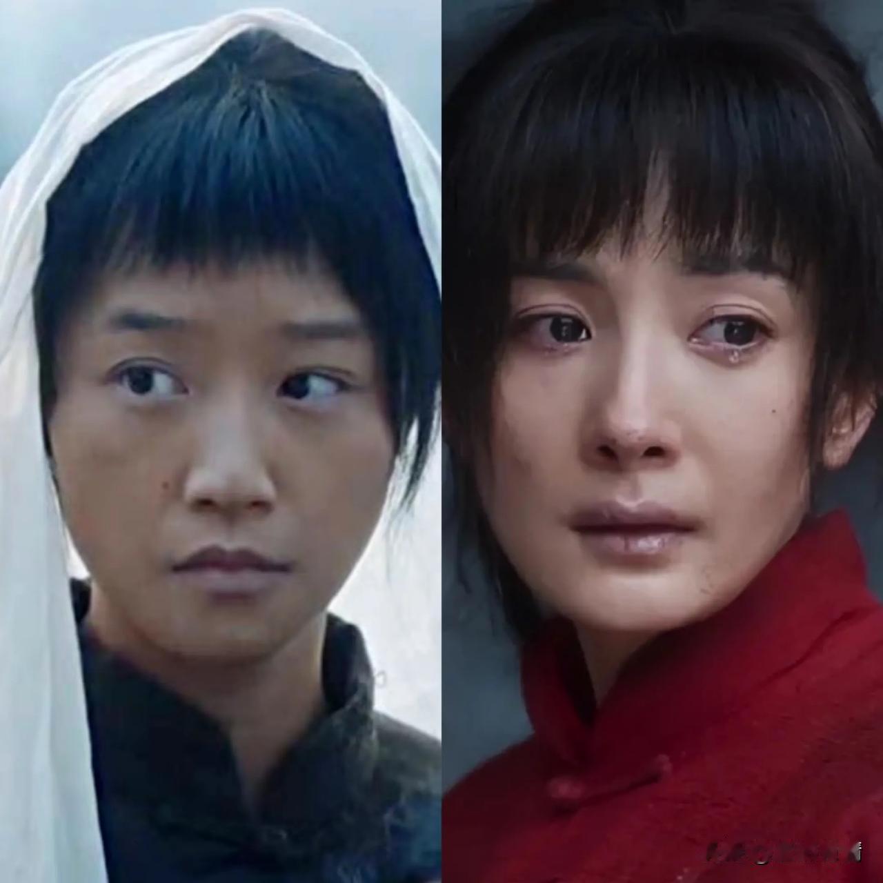 对比蓝盈莹，杨幂在《生万物》里最大的问题，不是长相，也不是演技，而是她不够狠