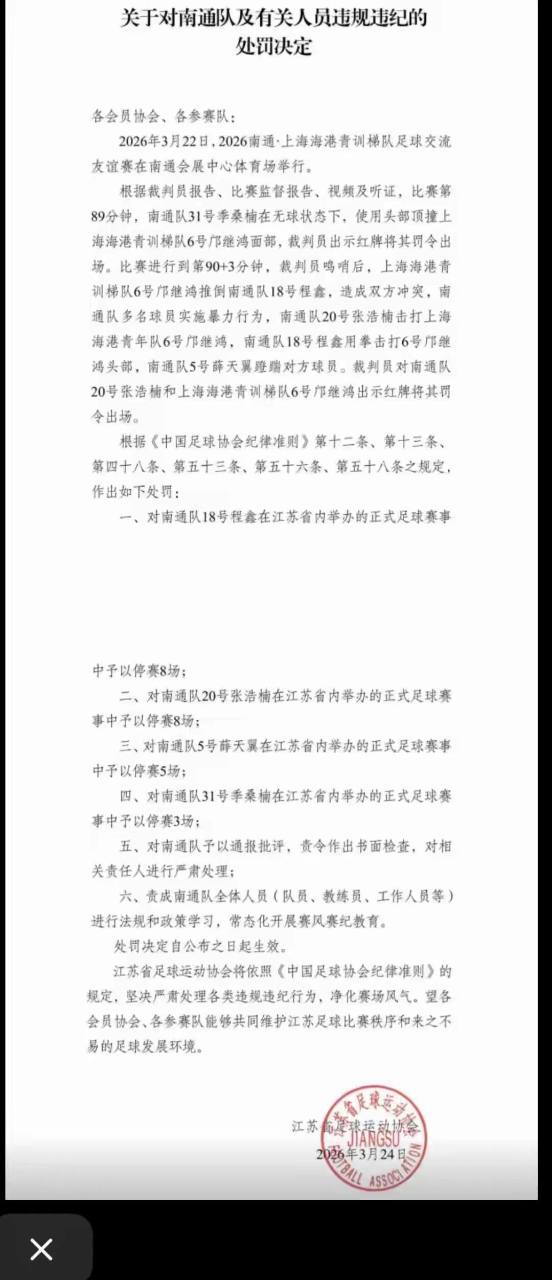 处罚很轻了，应严惩球场暴力，此风不可长[笑着哭][笑着哭][笑着哭]
