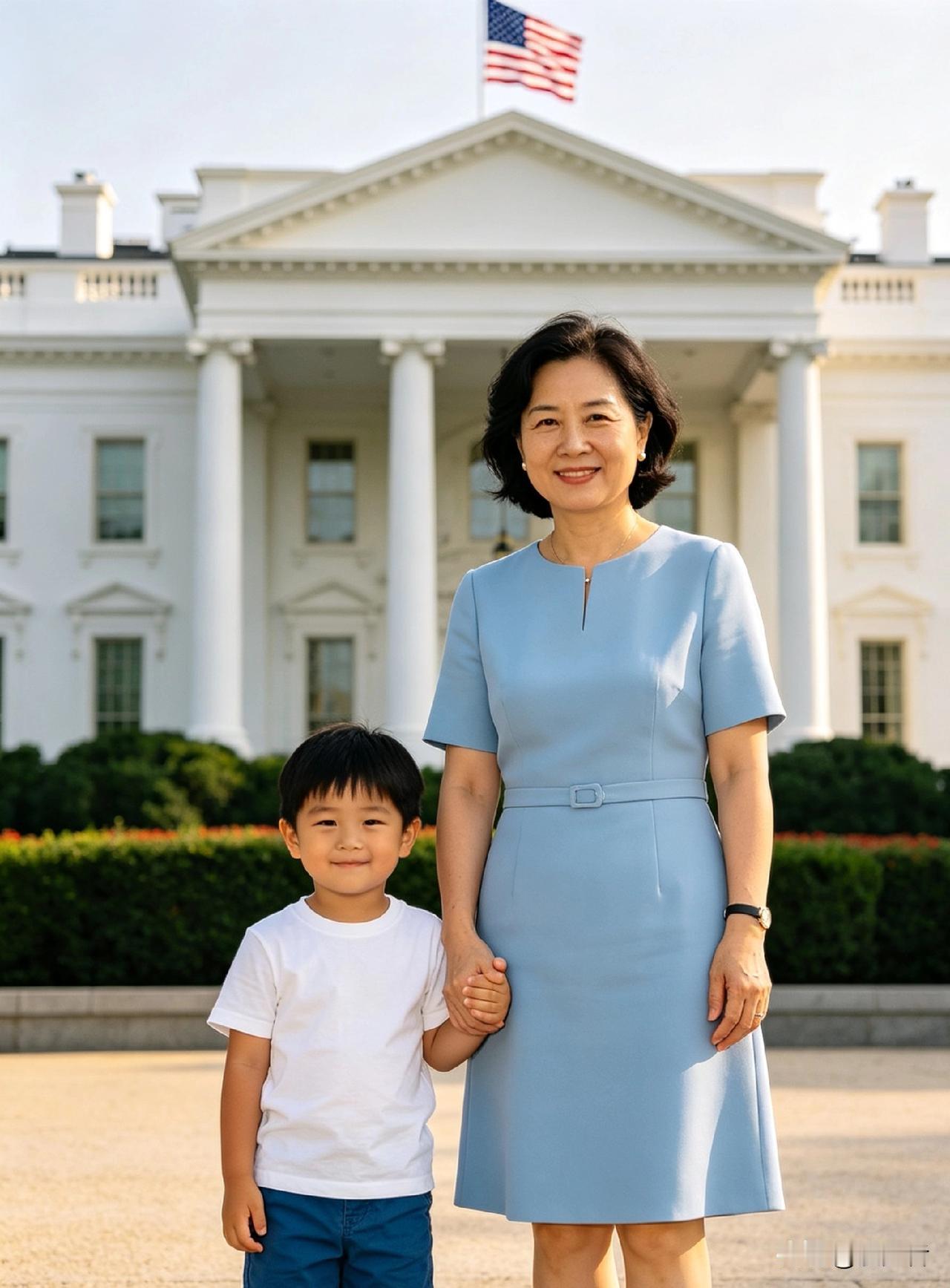 格局拉满！马斯克带娃走进人民大会堂，我们中国的孩子也会走进白宫！埃隆·马斯