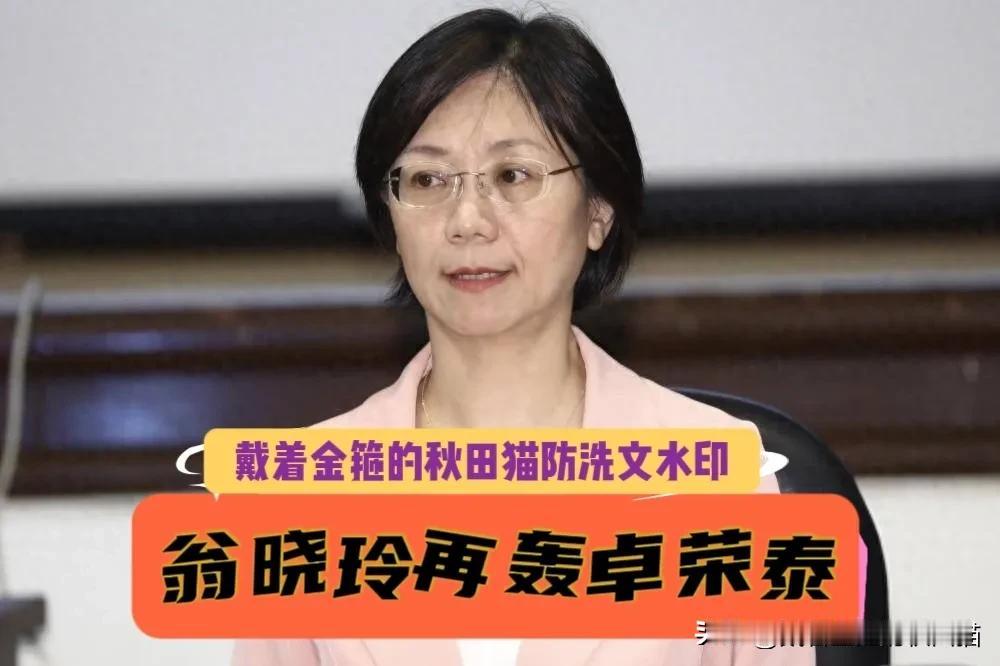 翁晓玲再轰卓荣泰！蓝营最硬气民代，点名批岛内亲绿四家电视台不要欺软怕硬…（