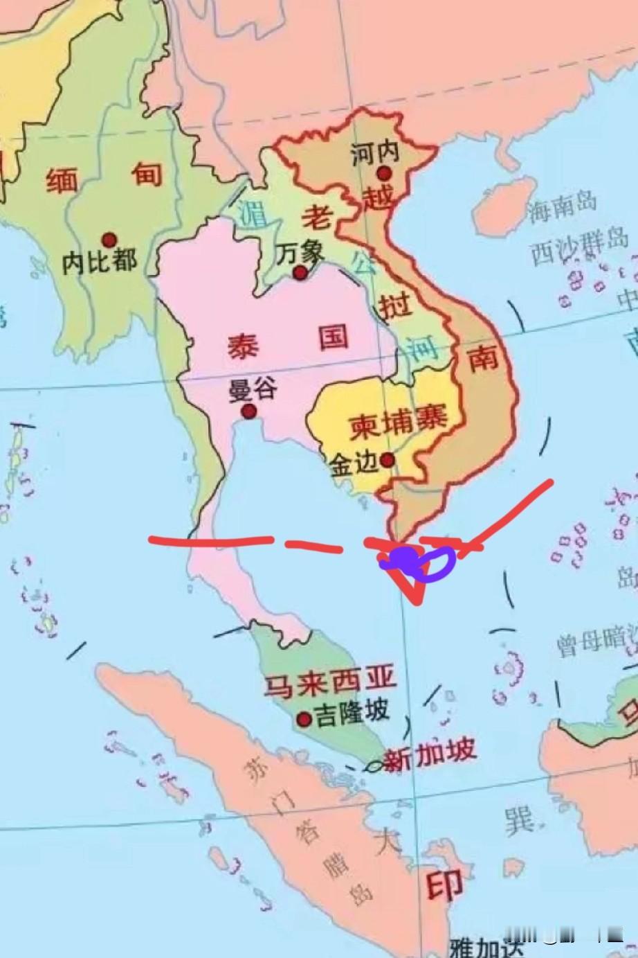 越南修南北高铁这事，越南是费尽心力都没有办好。如果越南大方点大度点，早就发展得更