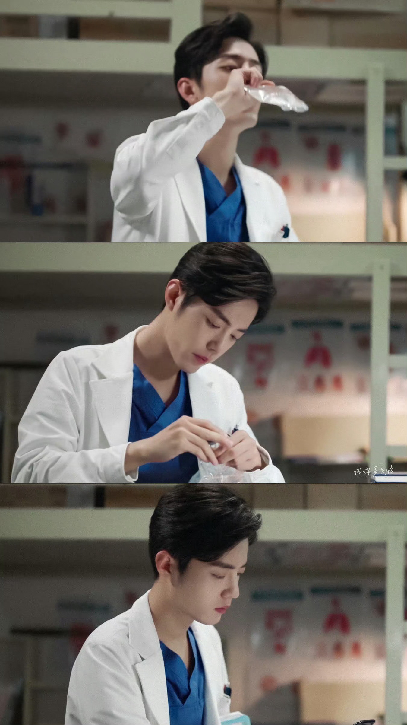 ♡⃝𝒍𝒐𝒗𝒆ʚɞ☽⋆❥»»肖战顾医生，喝个葡萄糖都能散发如此