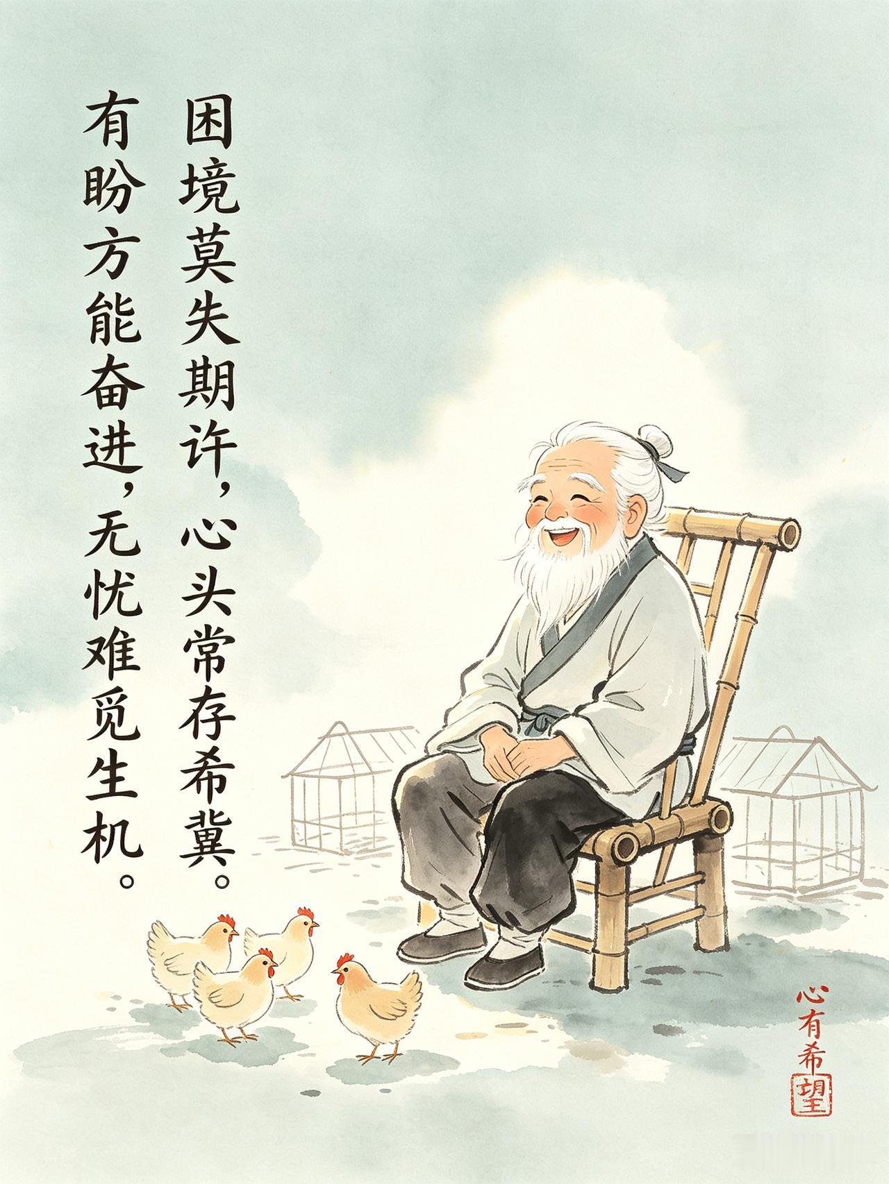 小故事希望有一大型养鸡场，鸡笼排列挺整齐，两只蛋鸡占一笼，