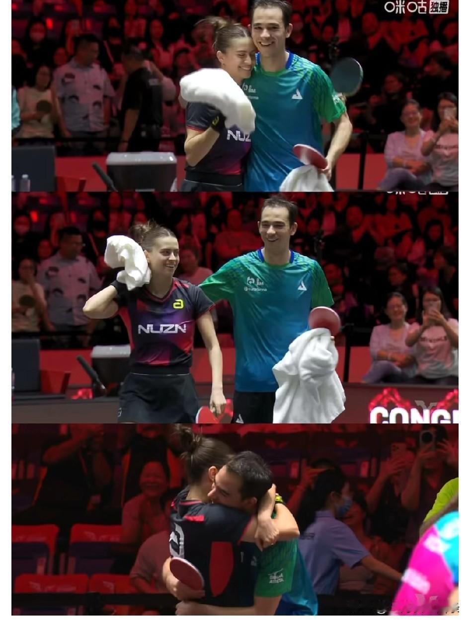 侯英超:夫妻、情侣打混双女方要情绪稳定，高桥的眼神确实非常有杀伤力。侯英超说