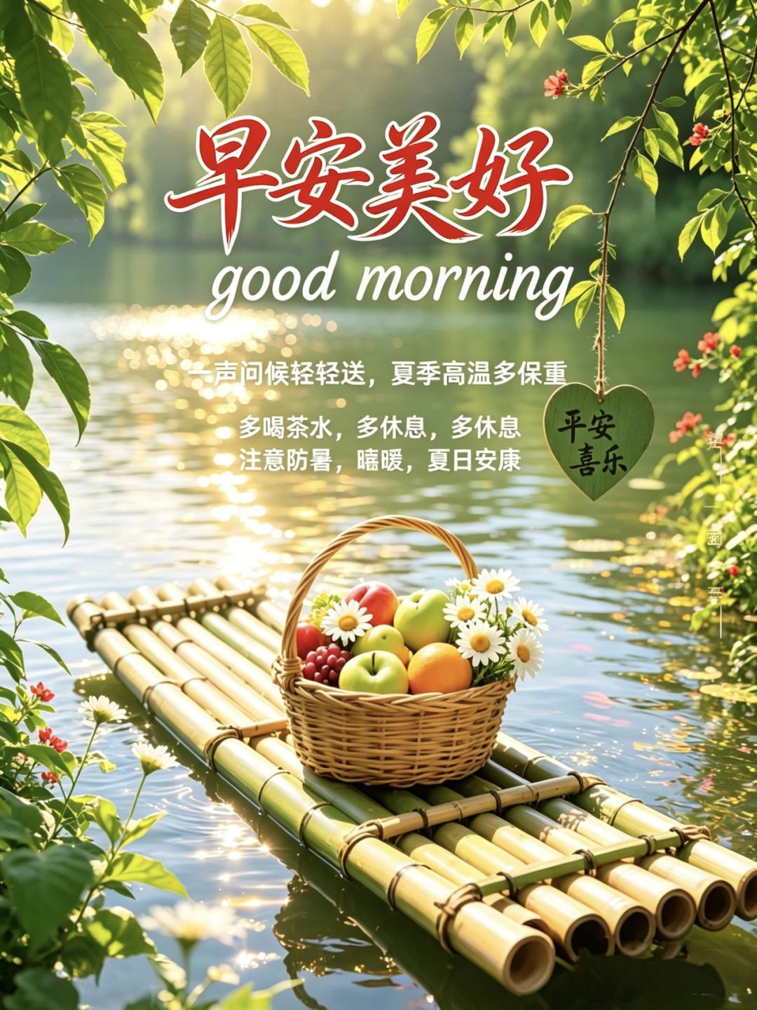 好心境是幸福的底色，好状态是生活的底气。今日愿你从容有光，不急不慌不较劲，把心安