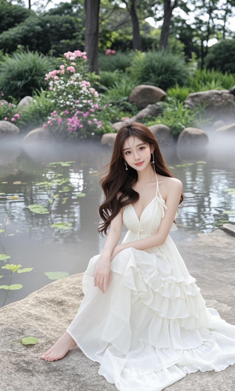 湖畔佳人 原来ai写真可以这么美 人生总得有一套ai写真吧 谁拍谁好看...