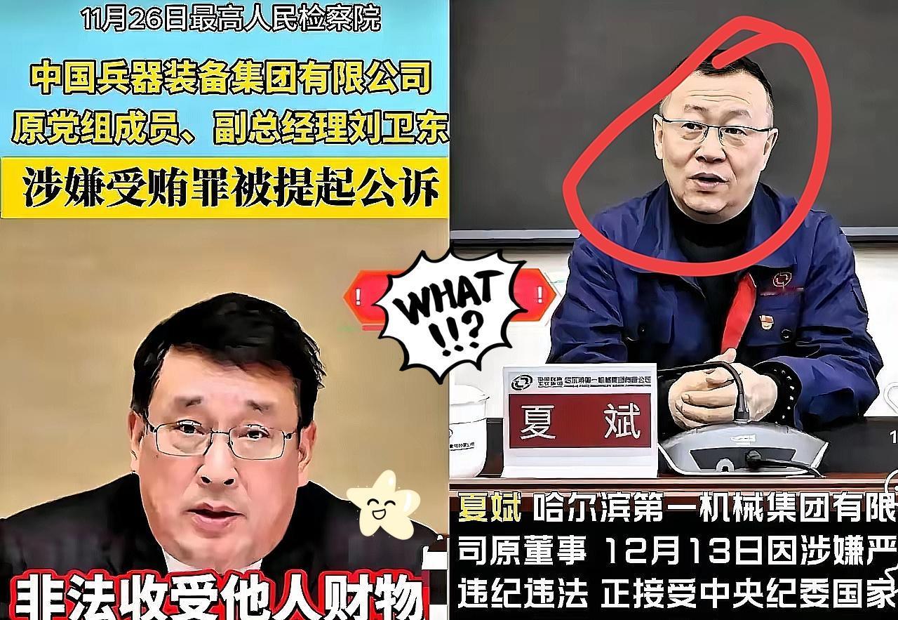 兵器工业这回是真下狠手了，直接来了个连窝端！前脚刘卫东被双开，后脚夏斌就被