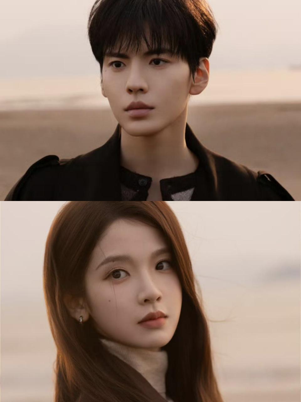 妈呀，这两张脸颜值也太绝了！选角简直是天选！毕雯珺饰演裴川，把角色的阴郁与深情