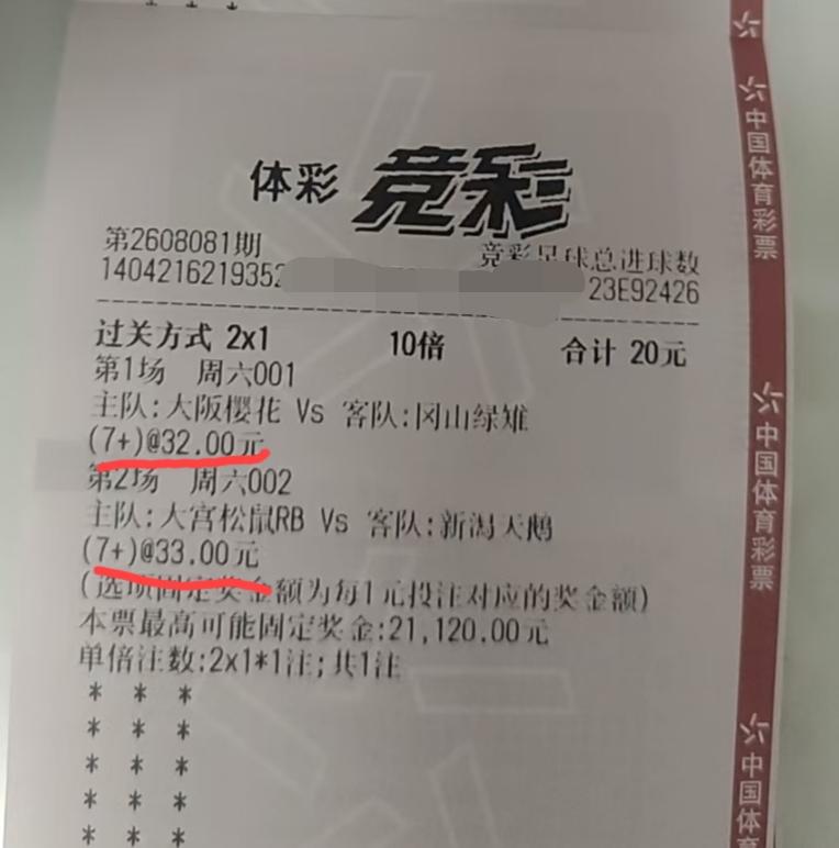 这位大哥大概率是中了昨天的毒了？昨晚J联赛出了两场4:3，让个别喜欢走极端的彩