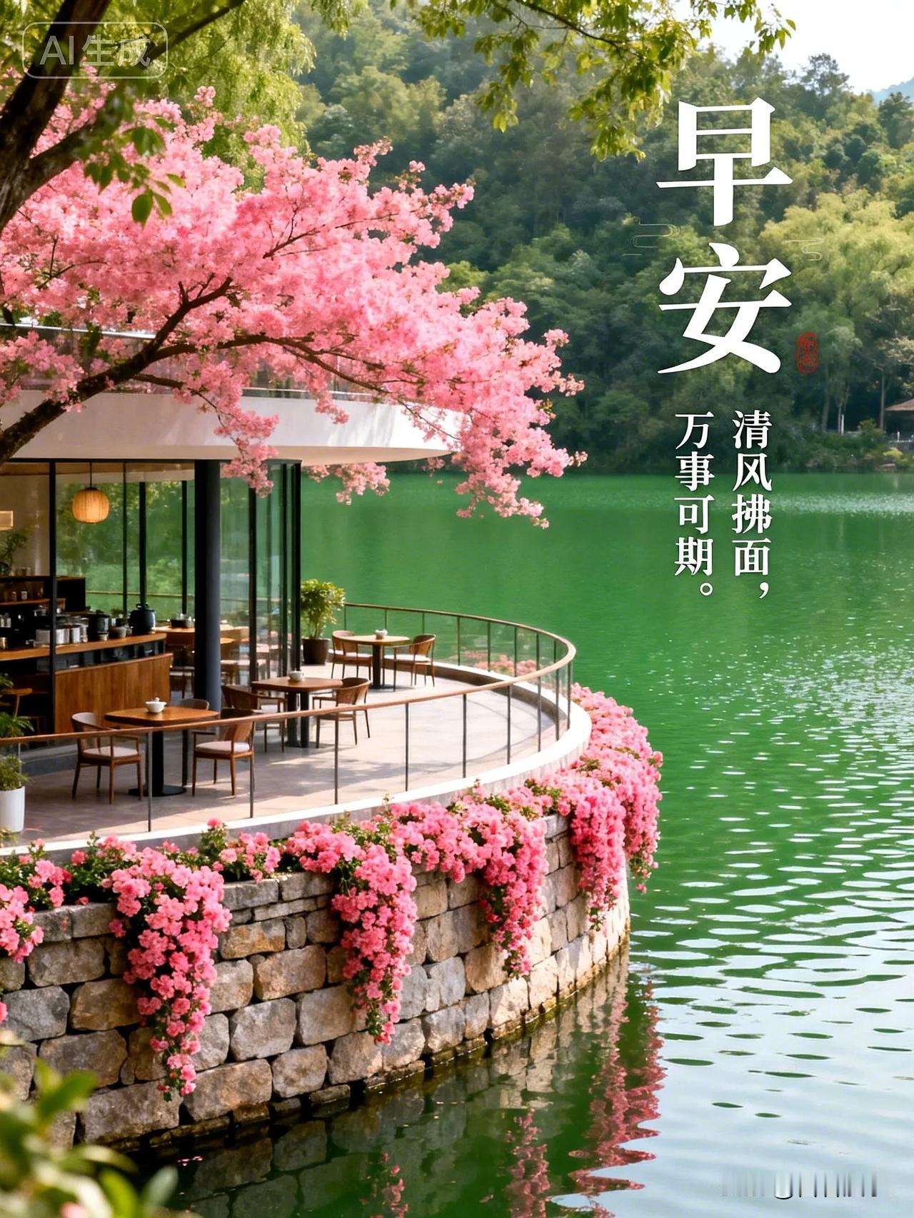  早安，愿生活温柔以待，愿你平安自在。