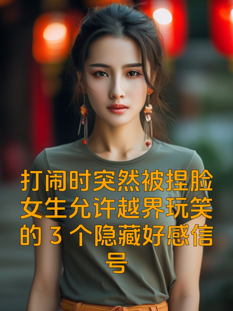 打闹时突然被捏脸：女生允许'越界玩笑'的3个隐藏好感信号