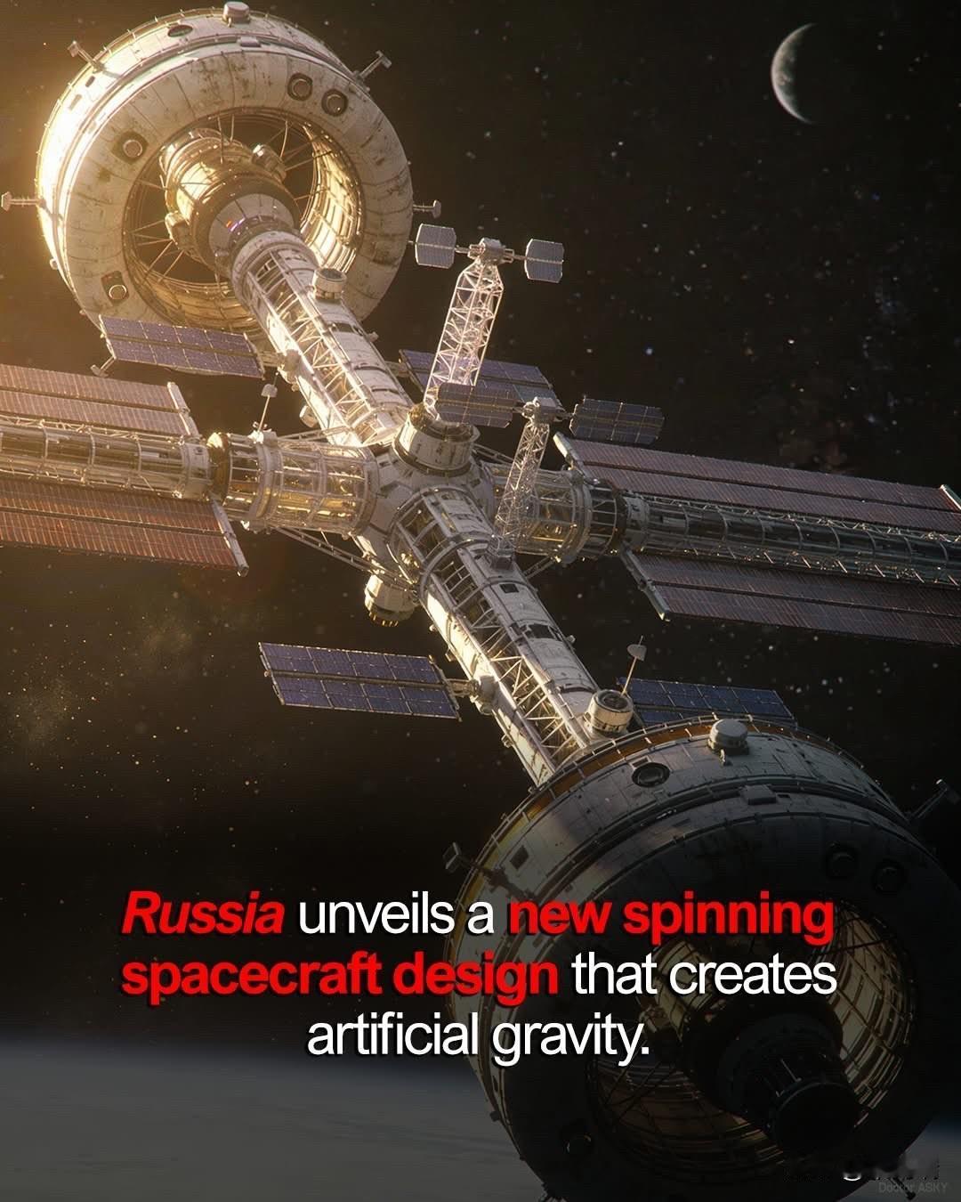 突发新闻：俄罗斯科学家提出一种旋转航天器的新思路，它可能永远改变太空旅行！俄