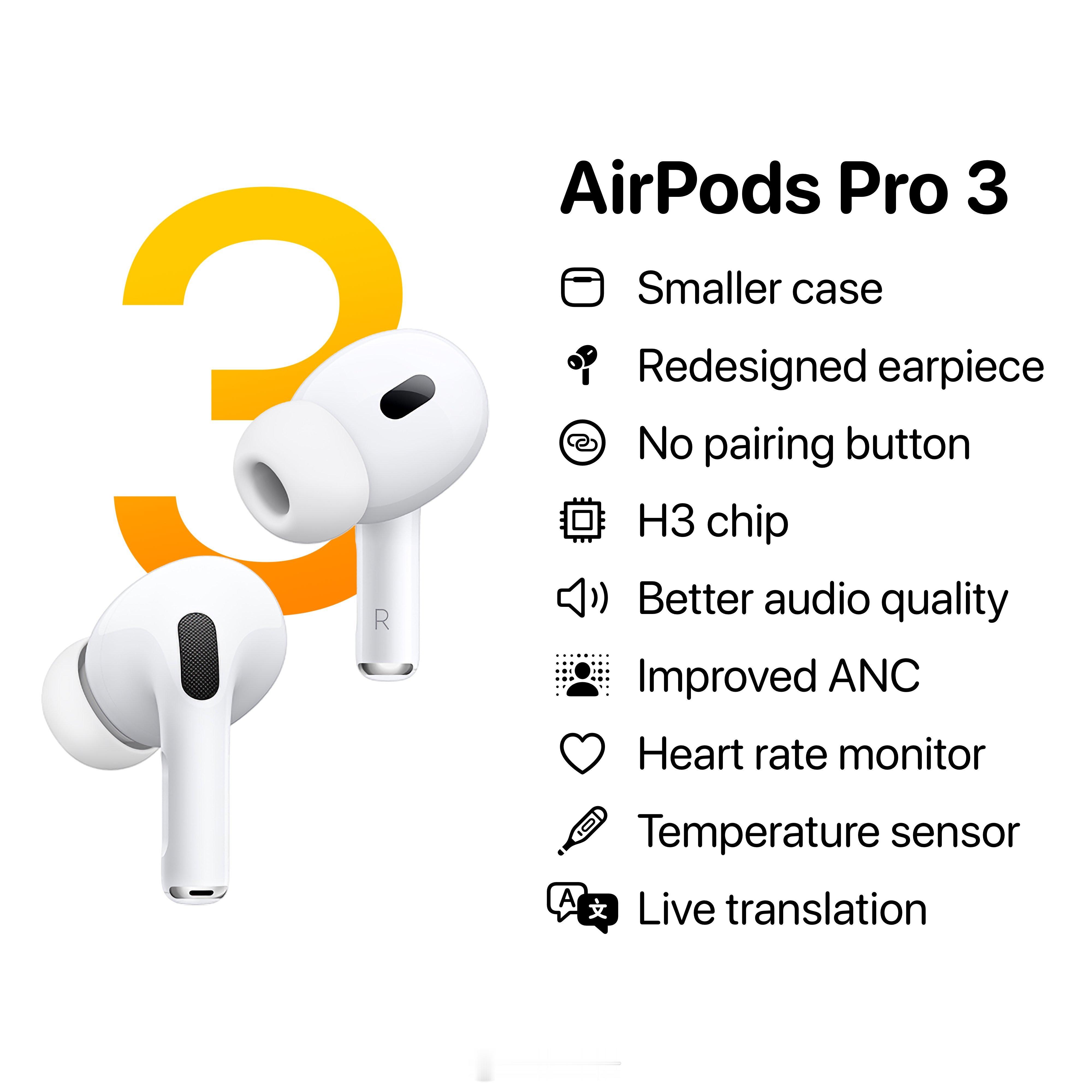 AirPodsPro3要来了！或引入体温监测！我觉得应该是和Applewatch