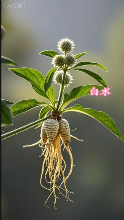 中草药十……白术：中医养生的“金钥匙”白术，作为中药材中的“常青树”，在中医