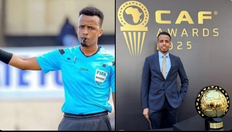 索马里头一个执法世界杯的主裁奥马尔，拿着FIFA给的资格、揣着有效签证...