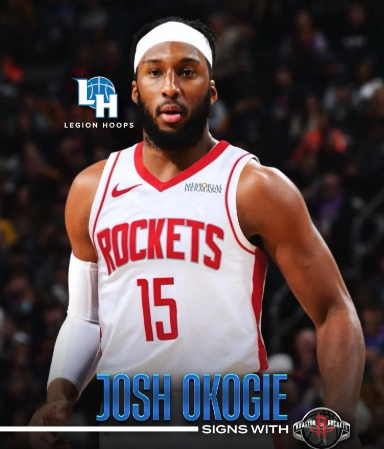 奥科吉这次拒绝了马刺，湖人，活塞，老鹰，选择加入火箭！在D-LEBRON（防