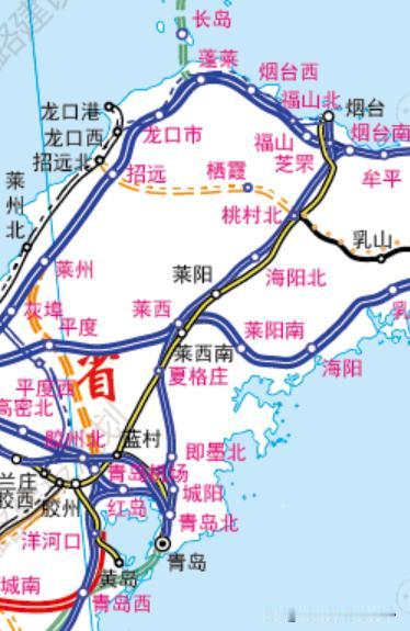 大青岛终极枢纽不在市南市北！胶州湾北岸的城阳，才是烟大跨海铁路唯一最优跳板✨很