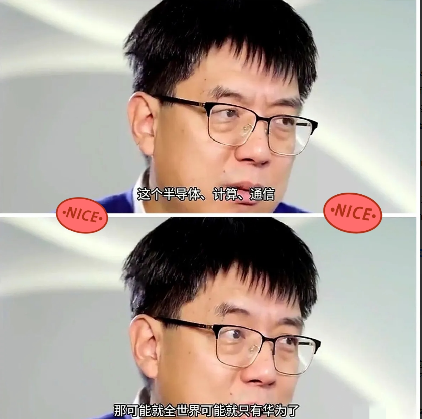 刷到一个浙大教授的访谈，一句话给我干沉默了。他说，华为是这个星球上，唯一一家，