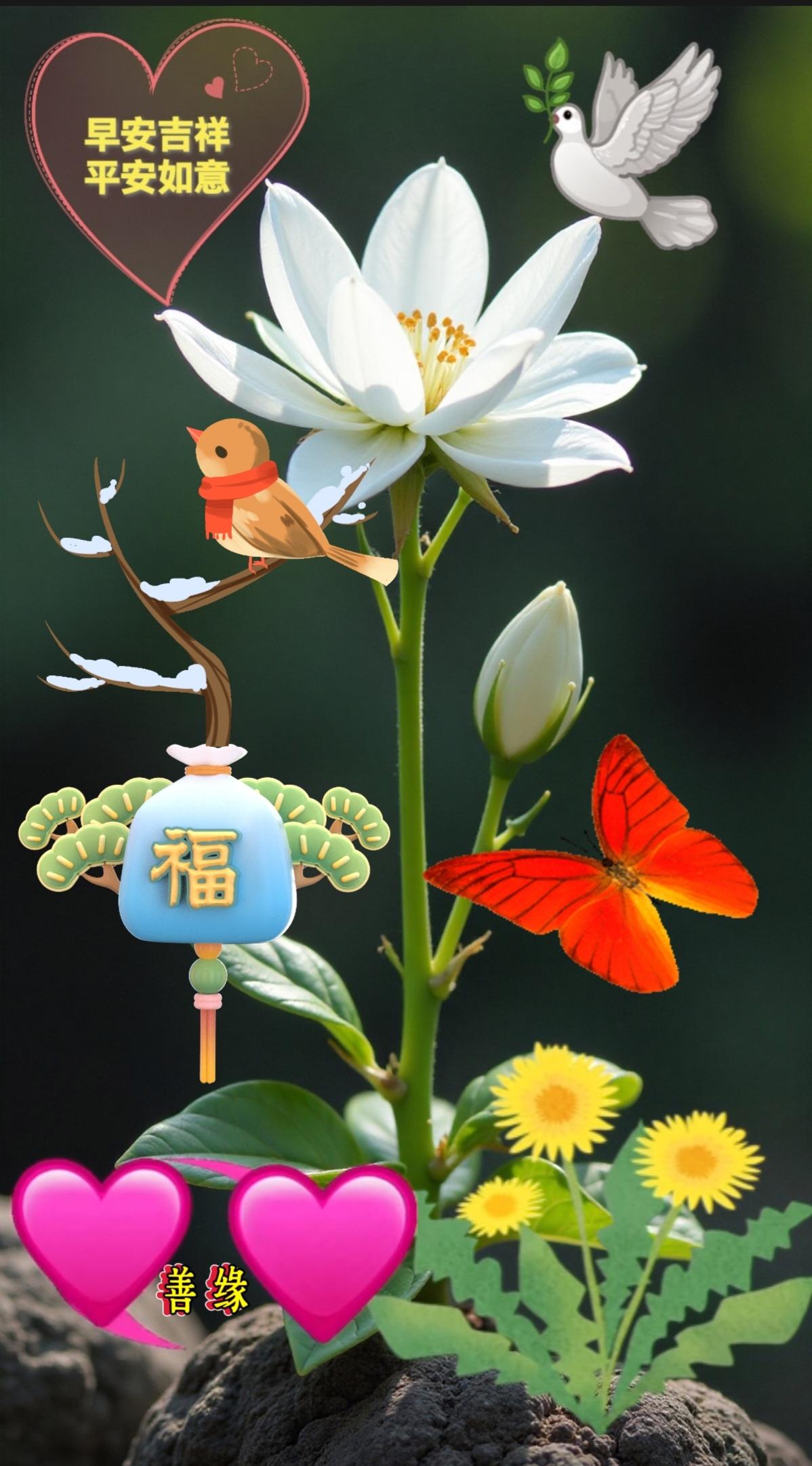 早安！新的一天，你微笑了吗？愿你用一份温暖的心情迎接每一个清晨，让微笑成为你最