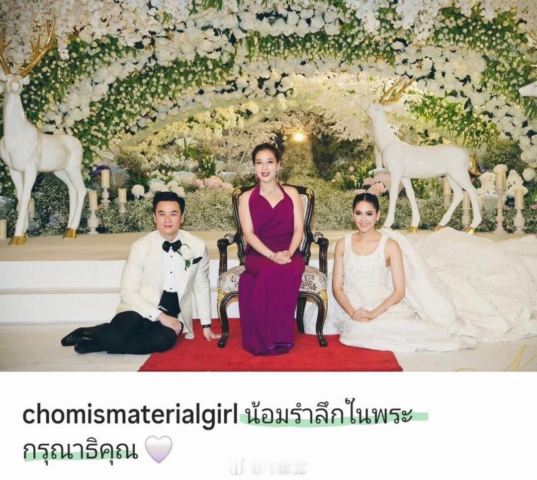 泰星chompoo悼念公主泰星Chompoo晒出帕查拉吉迪雅帕公主曾亲临自己与
