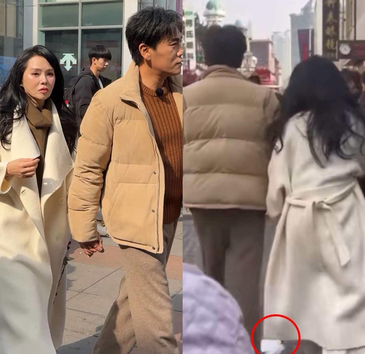 女明星穿大衣忘摘吊牌，这种低级错误你能想到是谁？伊能静陪秦昊回沈阳过年，一身白