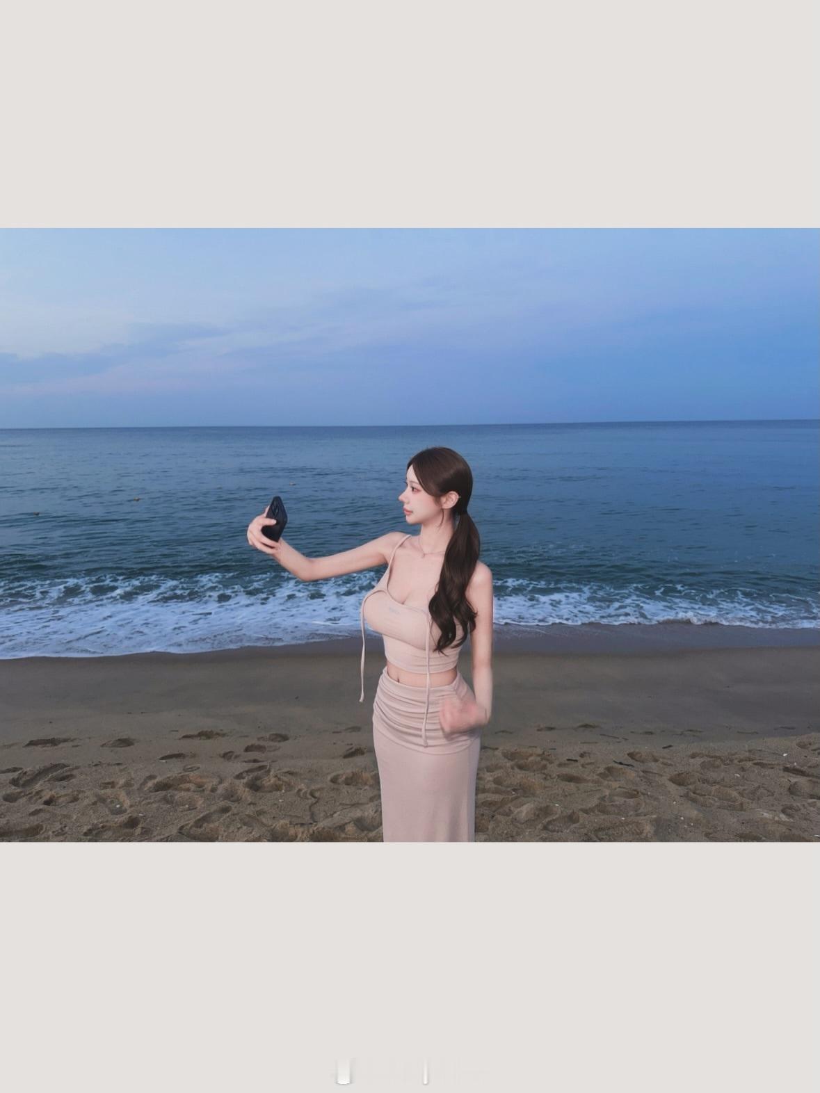 在海边出片的一天​​​