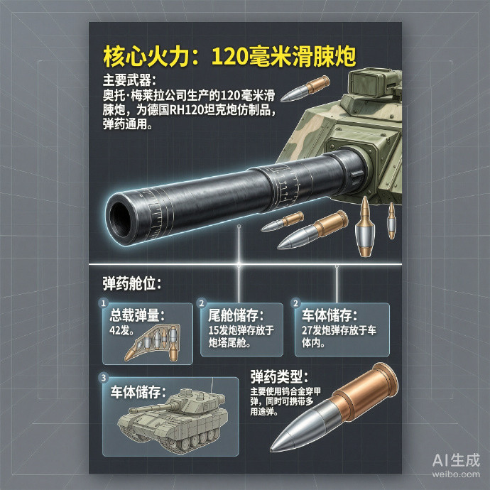 军事ai新视野意大利C1“公羊”主战坦克C1“公羊”（C1Ariete）主战