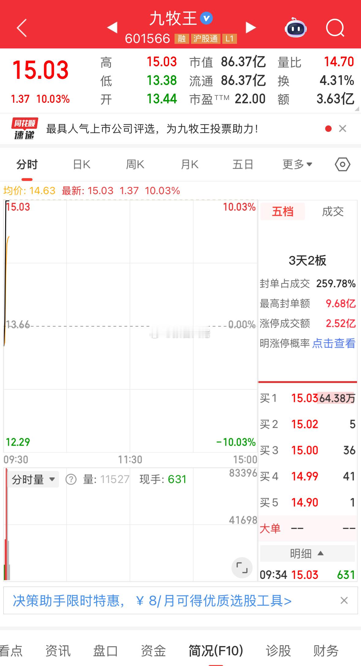 小九也太妖了吧，应该要走加速了