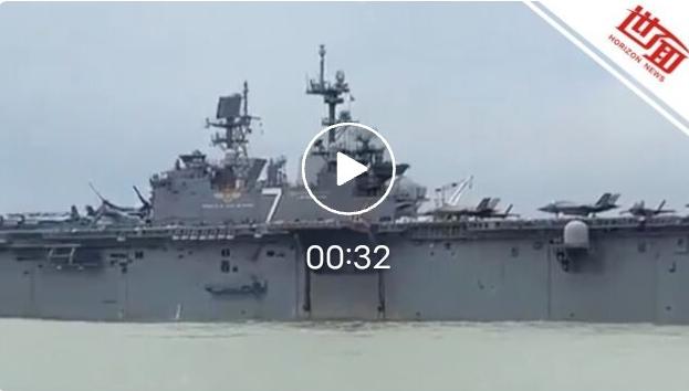 紧急！美军“闪电航母”杀向中东！甲板摆满F‑35B，战争信号拉满！2026