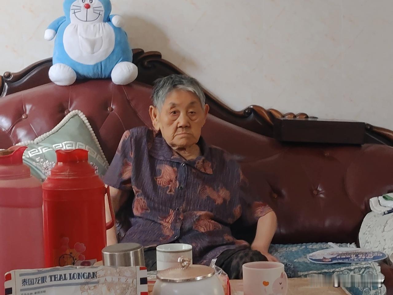 人到老了，知足常乐。今天，91岁老母亲问我：说她现在有收入吗？我说：你高龄
