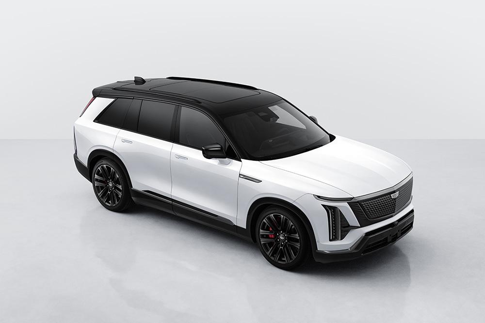 工信部车展：凯迪拉克Vistiq，纯电。-三围5222*2026*1795（1