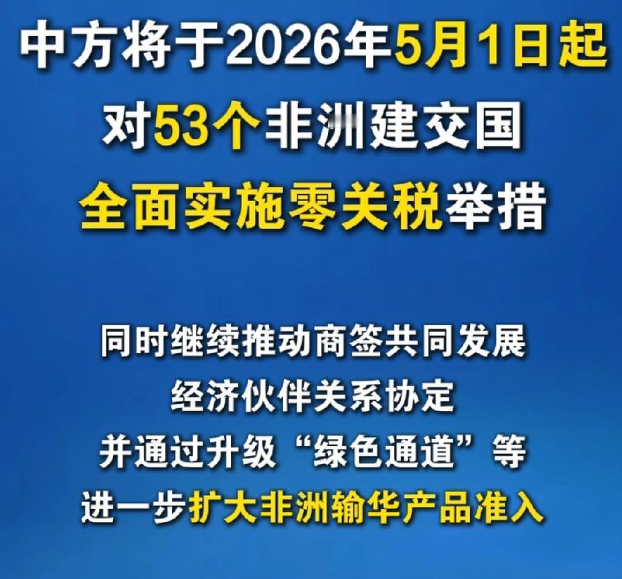 中国对非洲53国零关税，非洲54国只有一个国家，斯威士兰被排除在外！为什么？不是