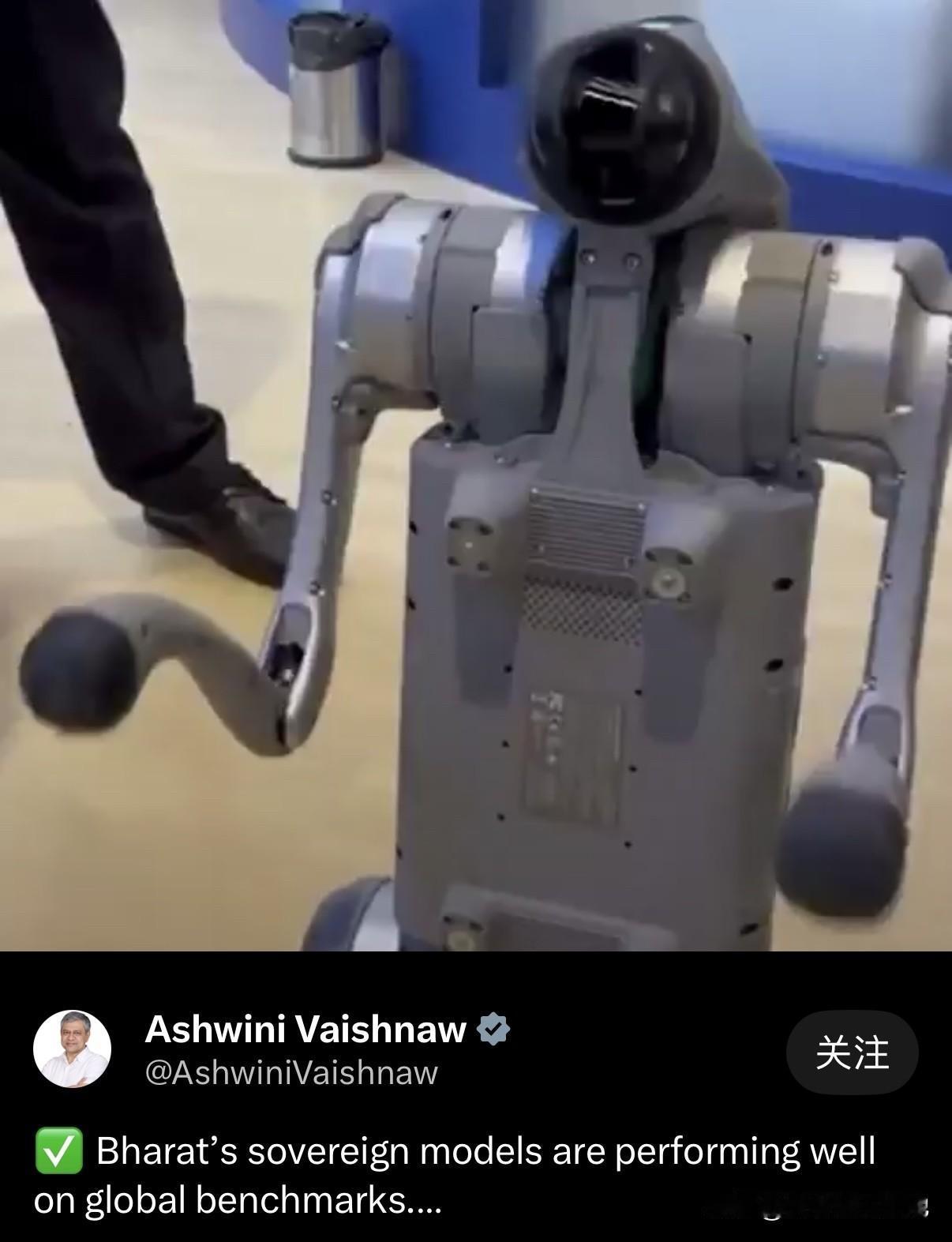 印度铁道、通信及电子和信息技术部长阿什维尼·瓦伊什瑙在社交平台上发文称，印度的人