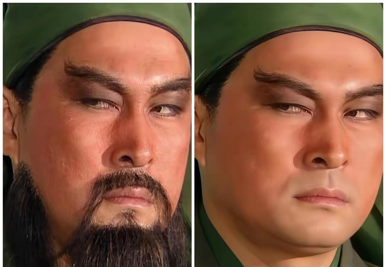 关张刘三兄弟没了胡子，那气质瞬间就降了不少。关羽丢了标志性美髯，威风直接减半，