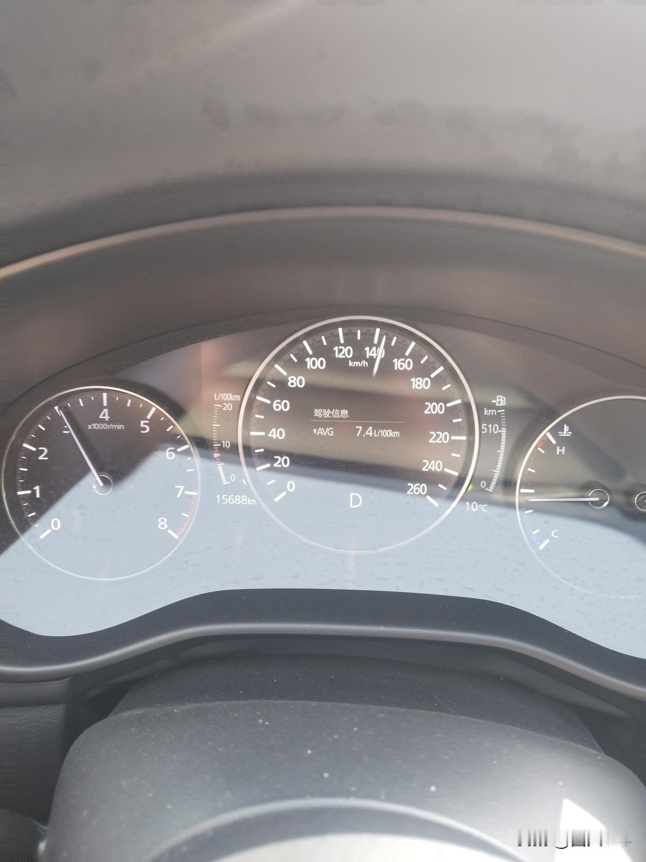 厉害了，马自达高速上7.4个油，还是比较省的！2.0自吸加速有劲，能秒杀