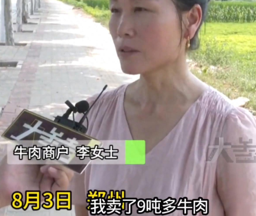 这下亏惨了！”郑州大姐守着自家牛肉摊，突然砸来个44万9吨牛肉的大单。钱到账后银