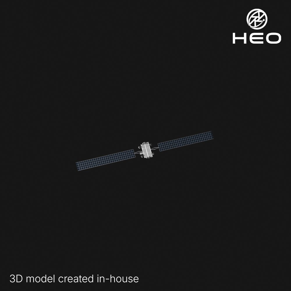 澳大利亚空间态势感知公司HEO拍到在轨状态下全新StarlinkV3卫星。这张