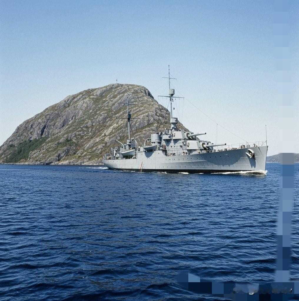 1940年4月9日德三海军入侵首都是奥斯陆那个国家期间，德三的巡洋舰“卡尔斯鲁厄