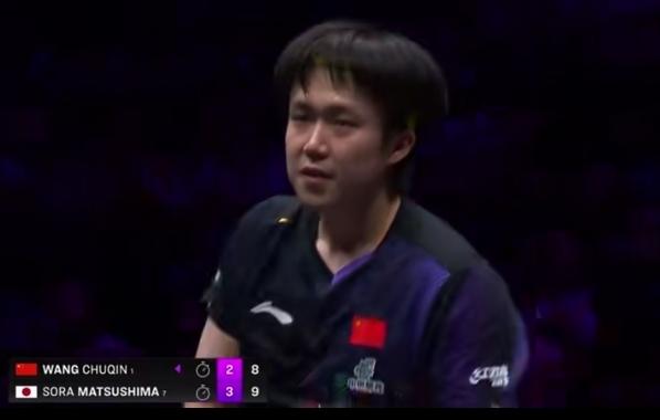 王楚钦2-4不敌松岛辉空，止步八强，本来以为2-3落后能强势翻盘，可就是在关键分