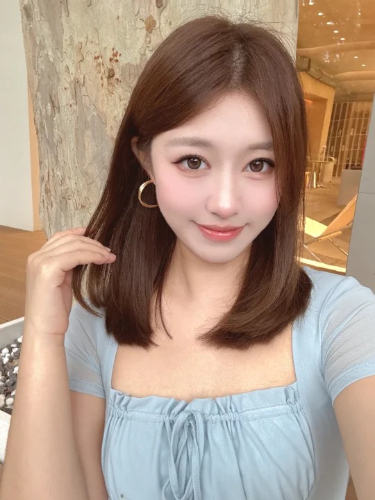 甜妹发型get！🖤🤍