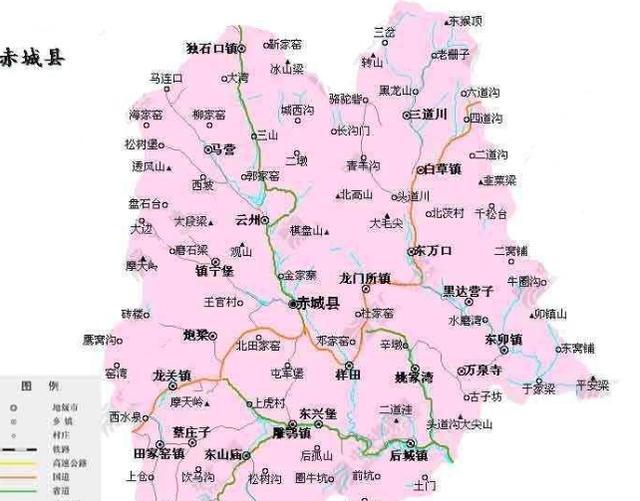 与国道112线相接向南止于京冀界与省道滦赤线(滦平县至赤城县公路)相图片