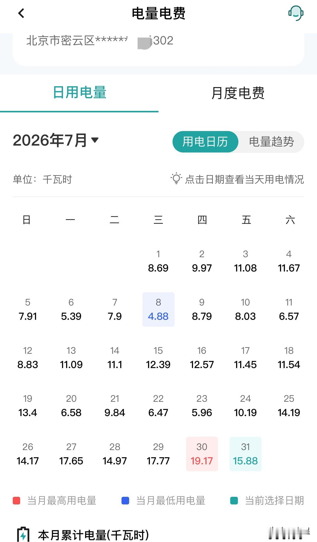 看到不少朋友在晒电费账单我也晒一下7月份的账单吧一共用了336度电北京的电