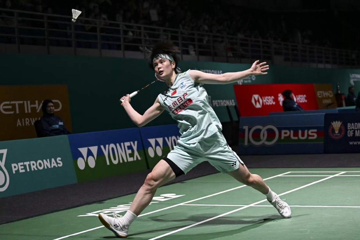 19-13被逆转! 王祉怡0-2安洗莹, 连续两年获大马公开赛亚军