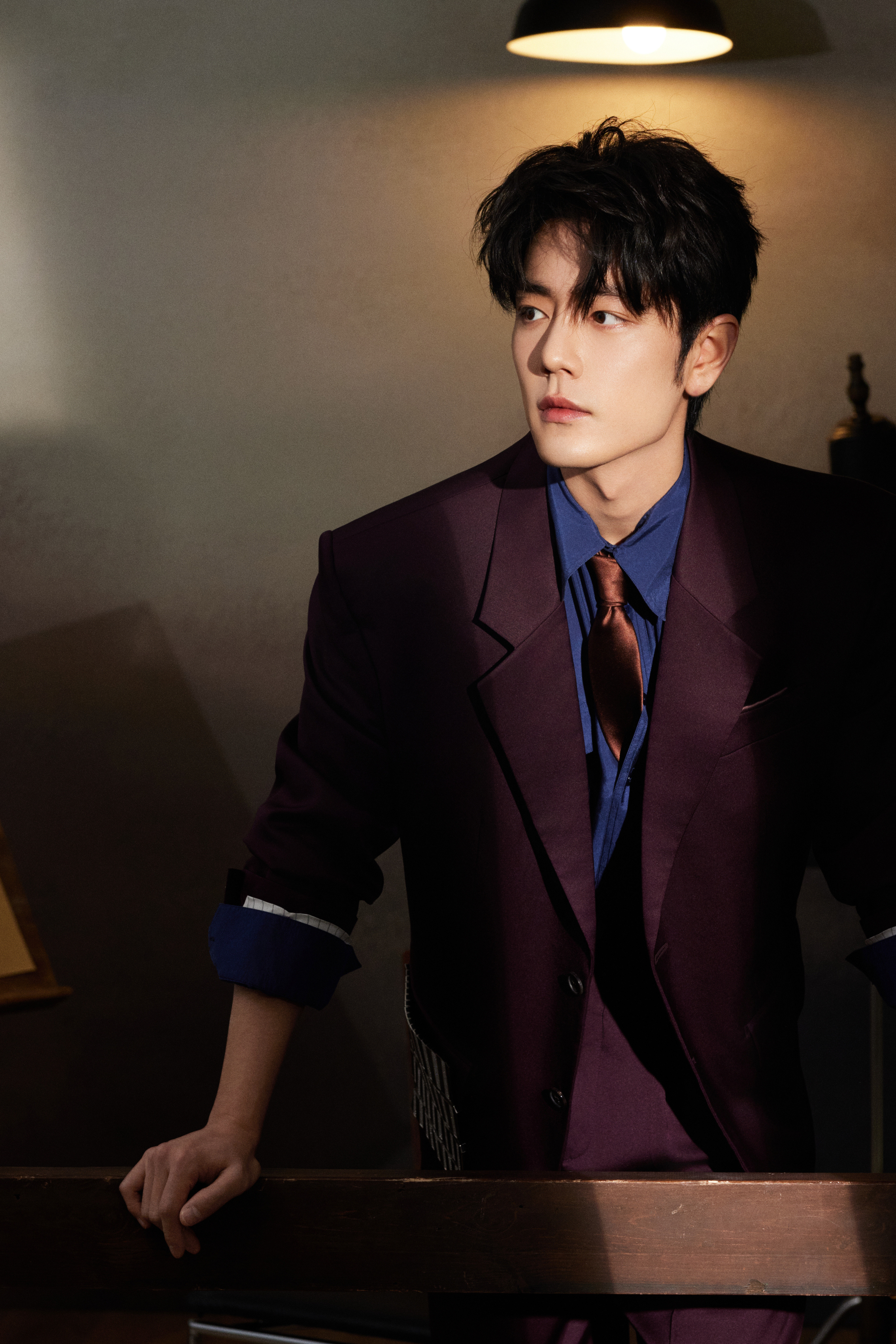 肖战✖️2025微博之夜造型大片inSaintLaurent2026春