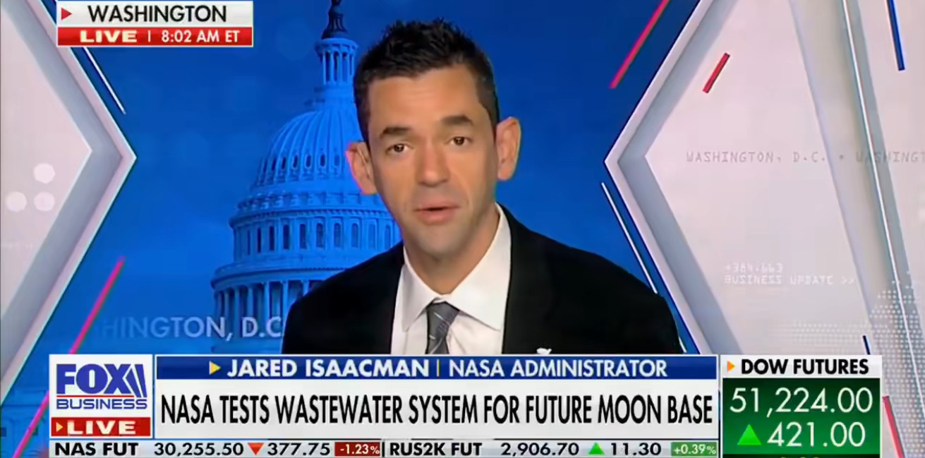 NASA航天航天局局长的耳朵👂好大！【NASA局长贾里德·艾萨克曼（Jare