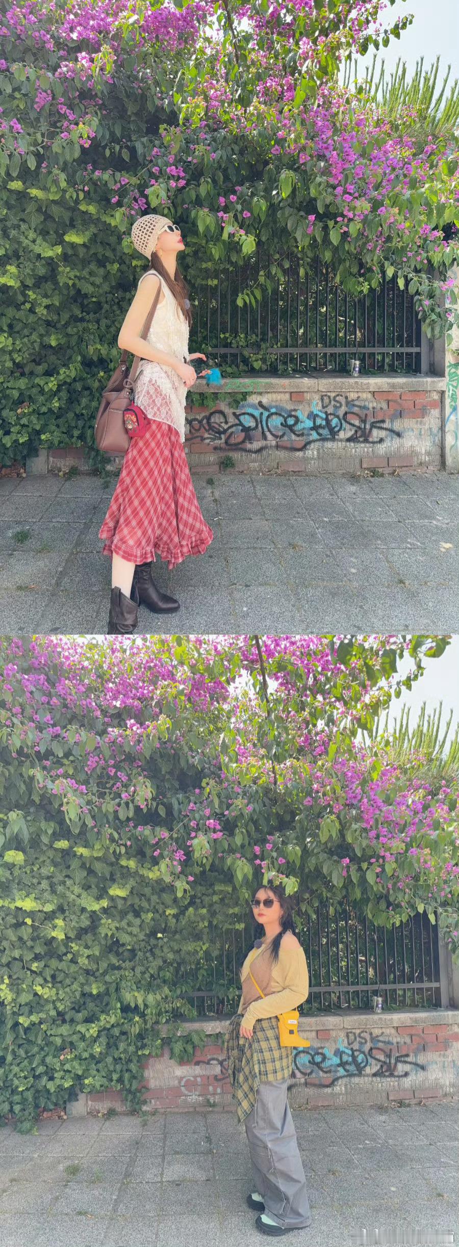 李一桐发了女推团合照真的有被姐妹团们的旅游小照给硬控这真的是很有群像感真的很