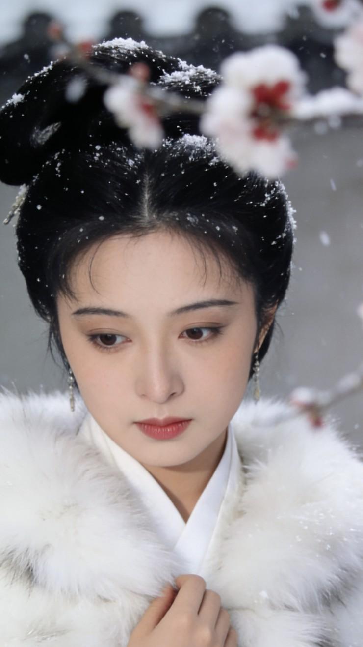 今日美图：冬至赏美！美图雪地，美图你可知道白雪中的红梅有多美冬至节气冬