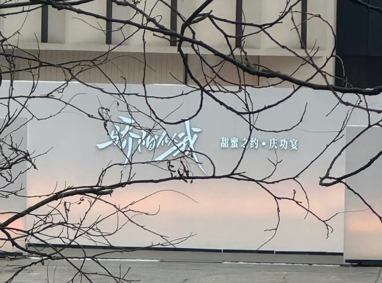 骄阳似我庆功宴巨幅海报1月18日，热播剧《骄阳似我》举办以“暖阳重逢”为主题的收